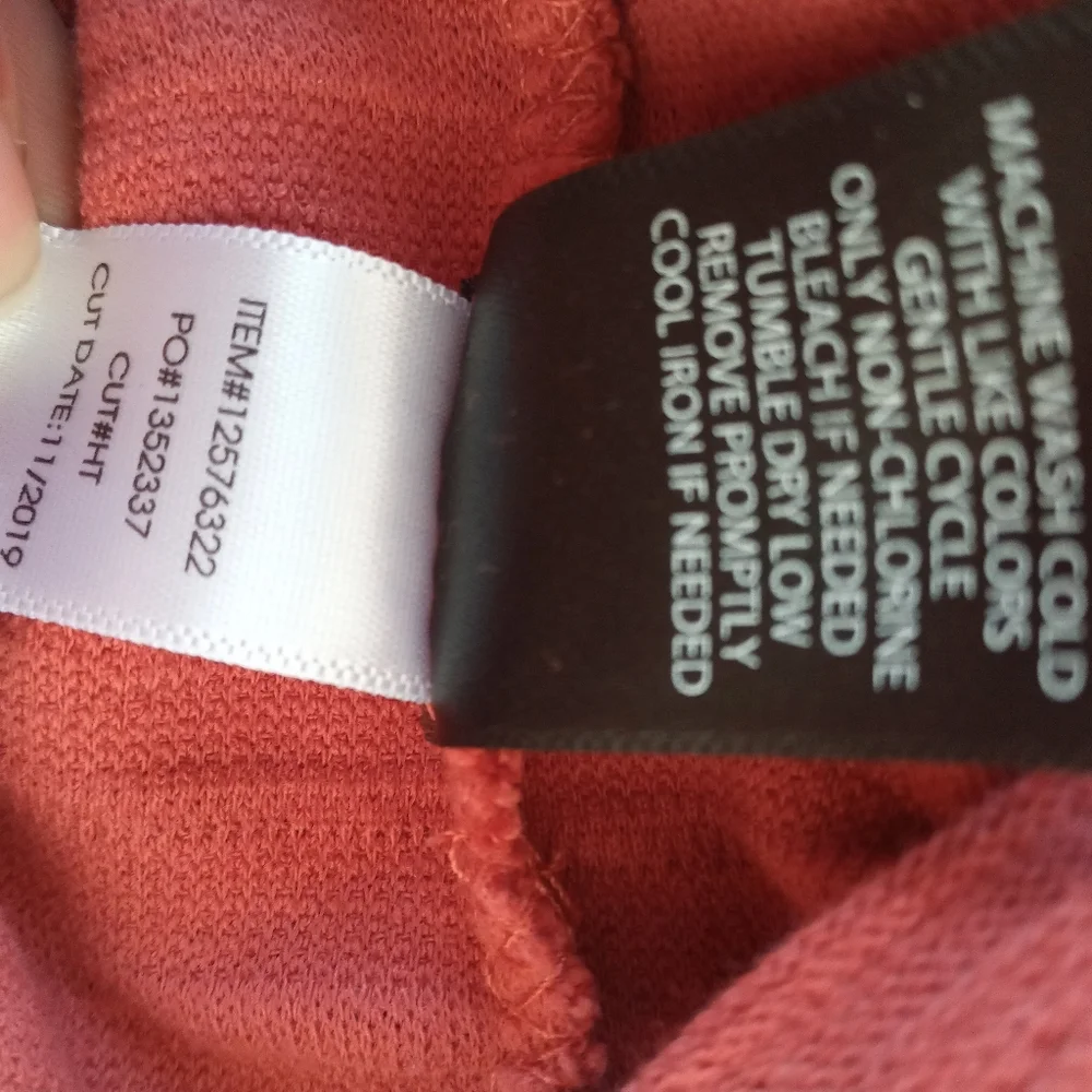 Torrid 00 (M-L) Red Terracotts Rib Button Midi Top